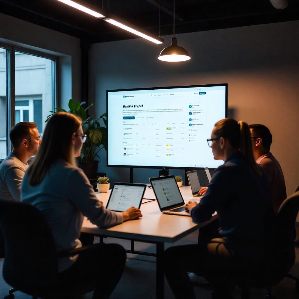 Adaptive software development team is learning - AI generated