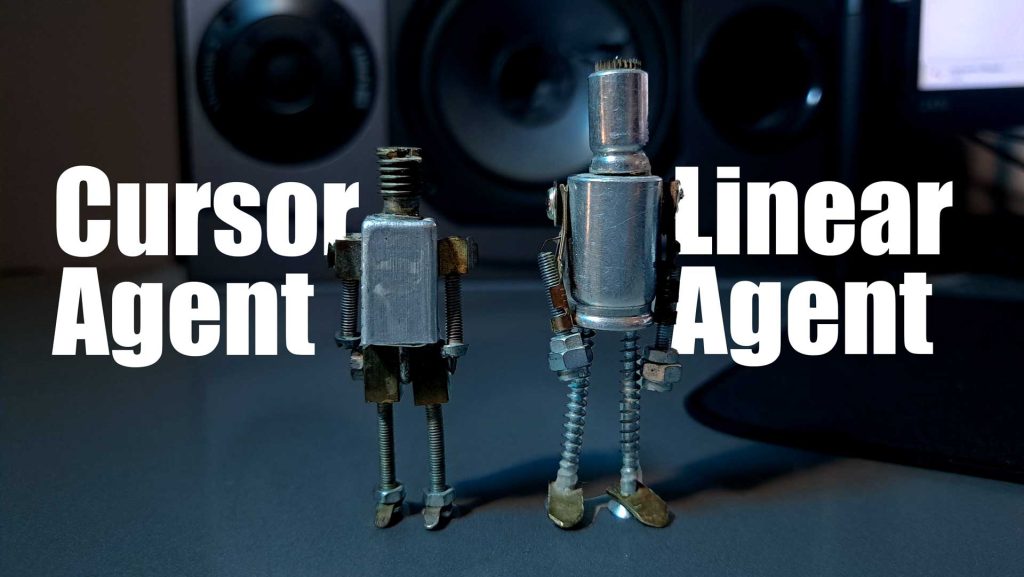 Linear and Cursor Agents - art graphics by Vasil Buraliev