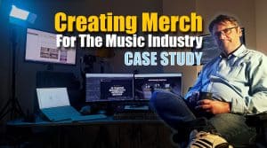 Case Study: Creating merch for the music industry - project management and product management