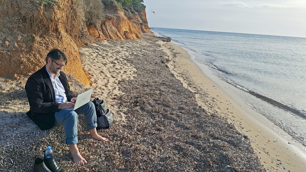 Articulating the concept and the key requirements: Me, near a Greek village in Halkidiki,