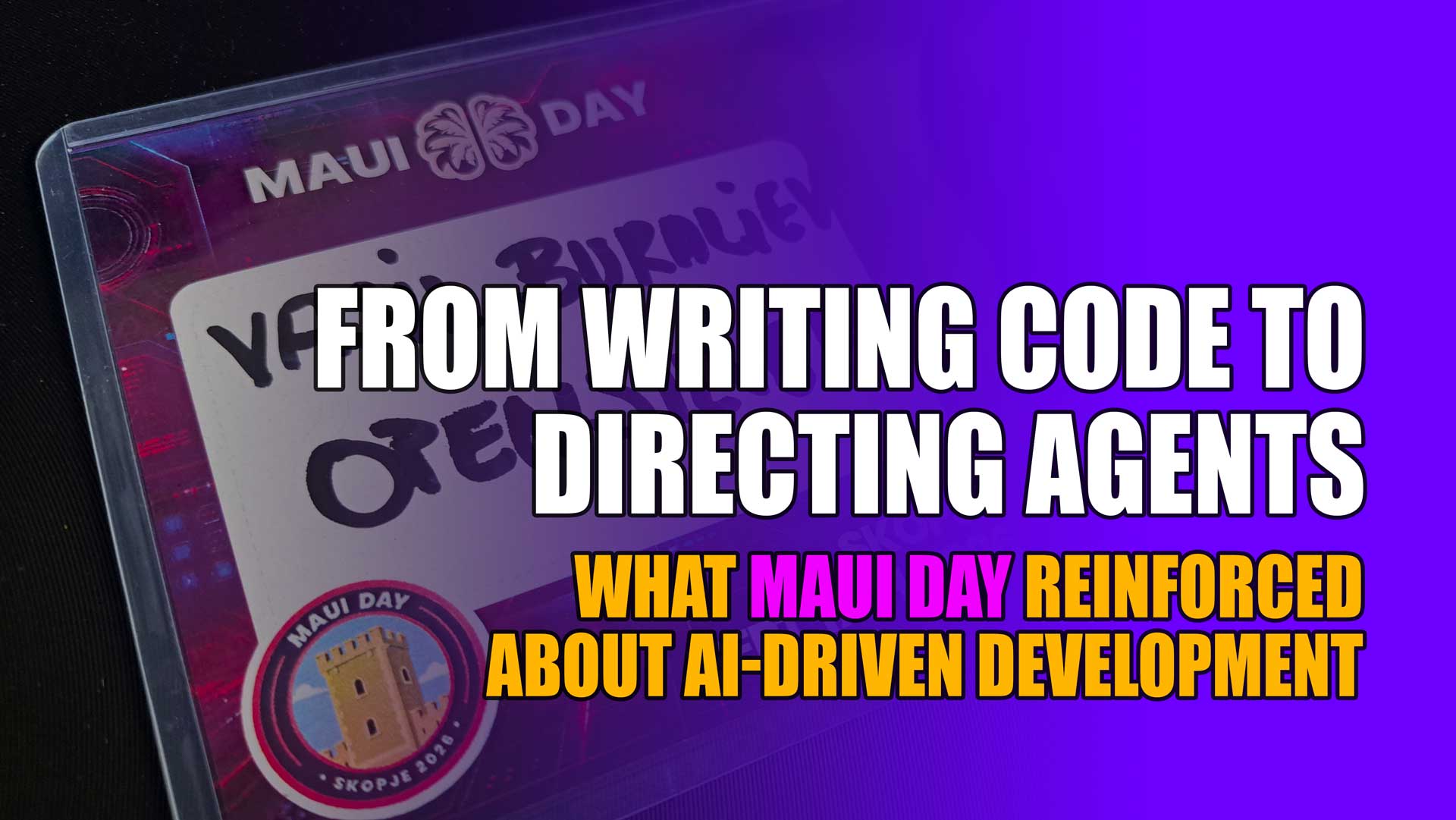 From writing code to directing agents